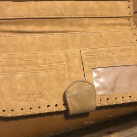 Large suede wallet - Picture 3 of 3